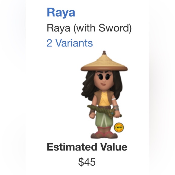 Raya and the Last Dragon Raya Vinyl Funko Soda Figure - Picture 7 of 7